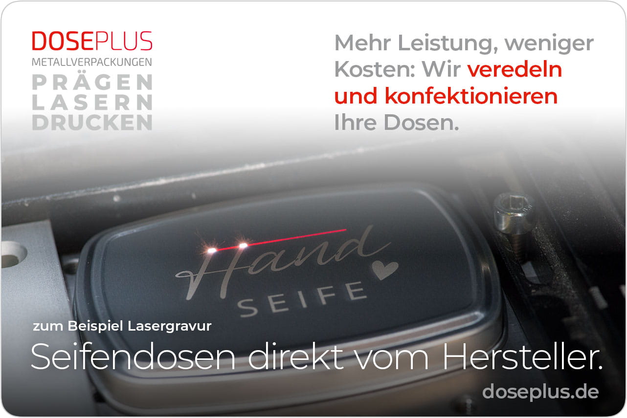Individuelle Seifendosen