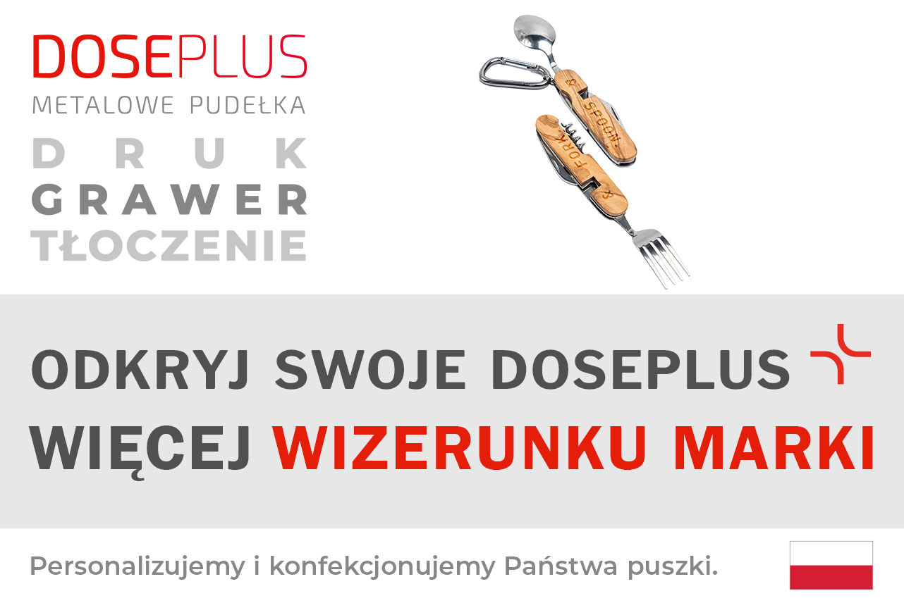 Sztućce outdoor BE 01 z uchwytem z drewna oliwnego – Baner: Odkryj swoje Doseplus – Więcej wizerunku marki. Wielofunkcyjne sztućce ze stali nierdzewnej z drewnianym uchwytem do indywidualnej personalizacji.