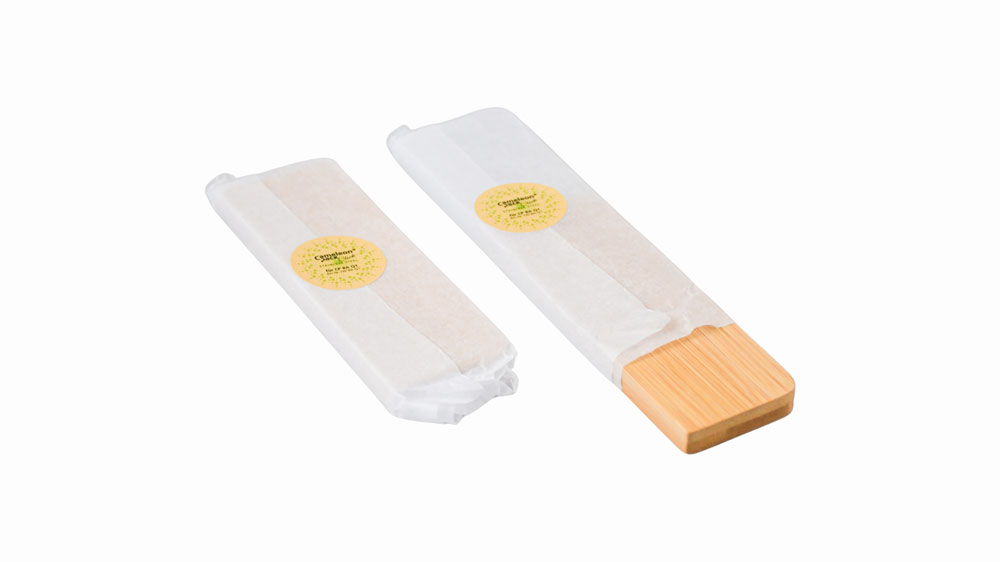 Bambus-Trennsteg 116x42x10 mm für Edelstahl-Sandwichbox, einzeln verpackt – nachhaltiges Zubehör für Lunchboxen
