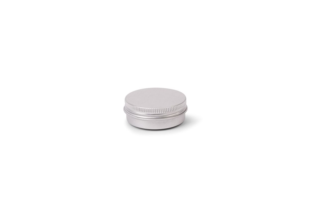 Okrągłe aluminiowe pudelko I 30ml