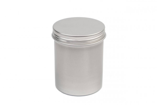 Okrągłe aluminiowe pudelko 80ml