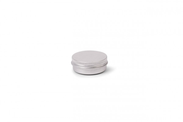 Okrągłe aluminiowe pudelko I 30ml