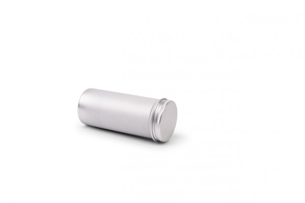 Okrągłe aluminiowe pudelko I 135ml