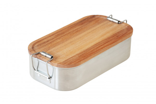 Lunchbox z bambusową pokrywką